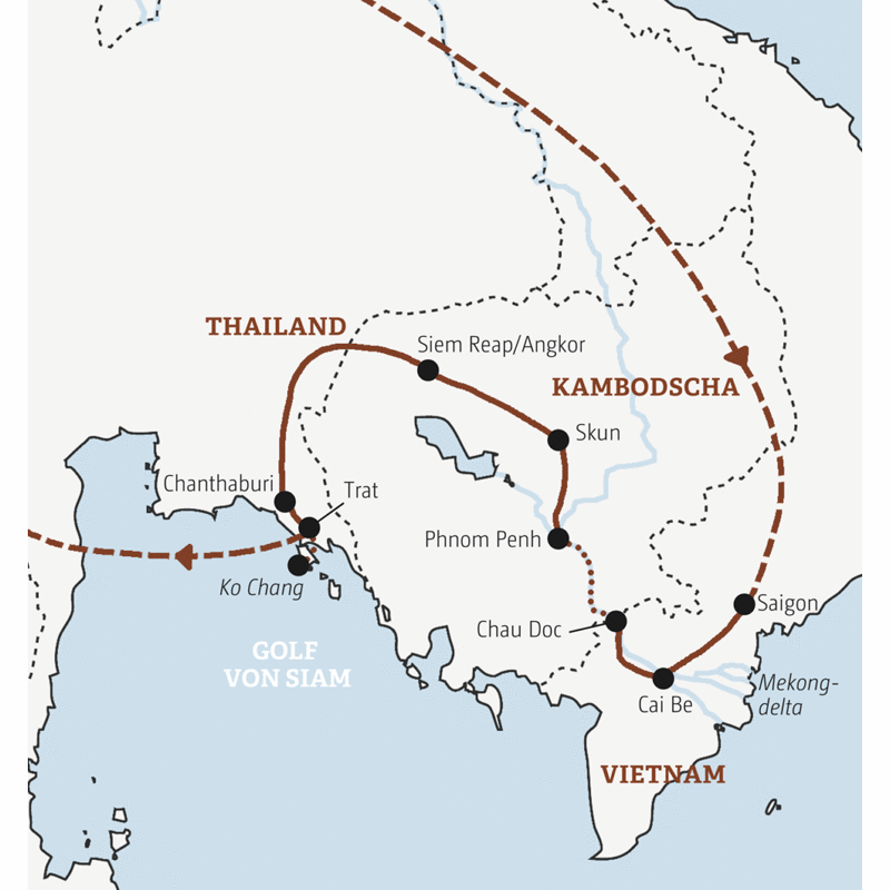 Marco Polo Reisen - Vietnam – Kambodscha – Thailand - Mini-Gruppe – nur 4-12 Teilnehmer