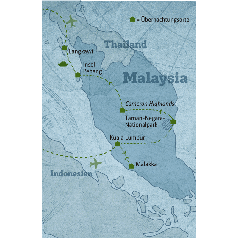 Marco Polo Reisen - Malaysia - Metropolen, Dschungel und Strand