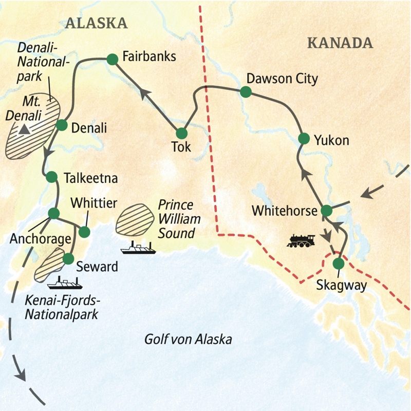 Studiosus - Yukon – Alaska - die umfassende Reise