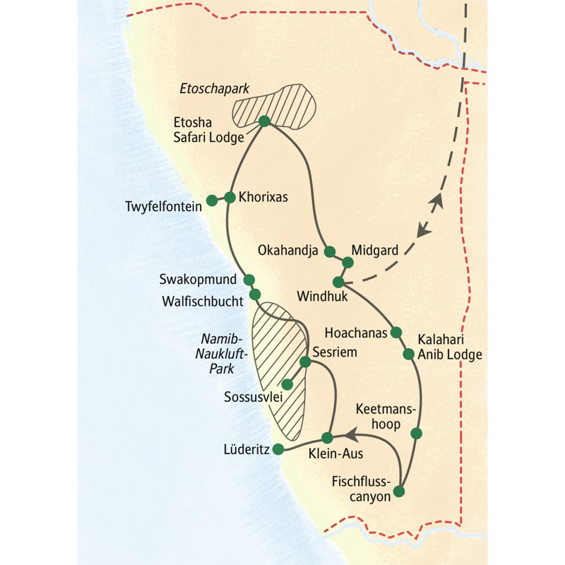 Studiosus - Namibia - die Große Namibiareise