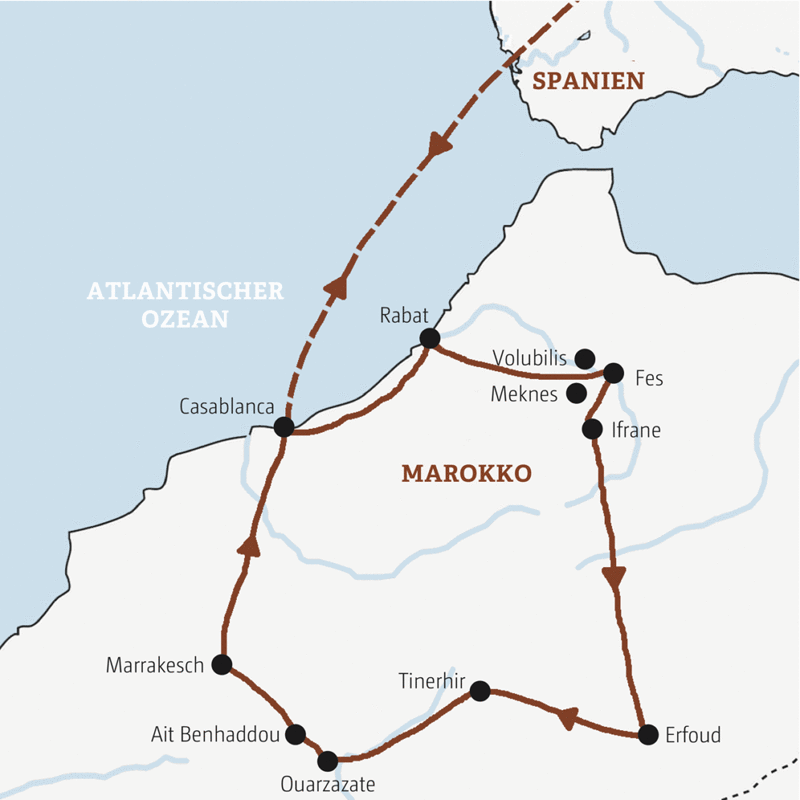 Marco Polo Reisen - Marokko - Lebendiger Orient am Rande Europas
