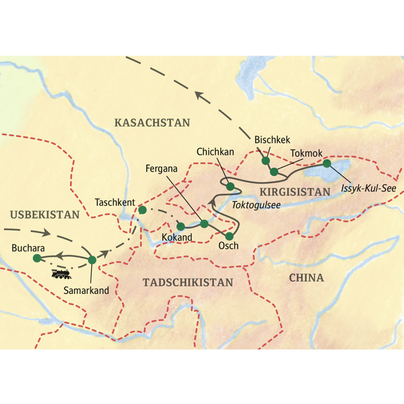 Studiosus - Usbekistan – Kirgisistan - Seidenstraße im Wandel der Zeit