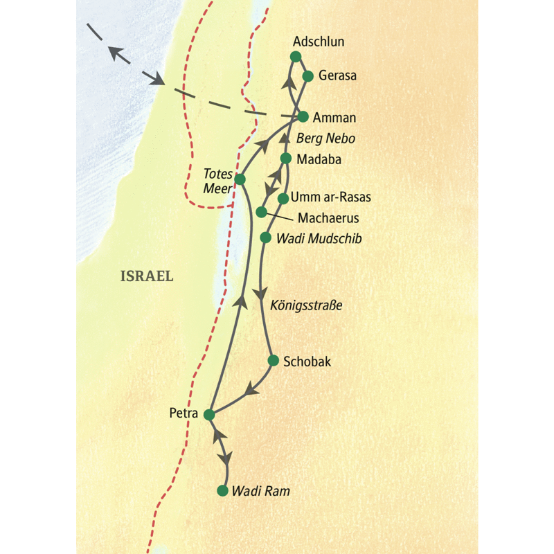 Studiosus - Jordanien - Berge und Wüsten