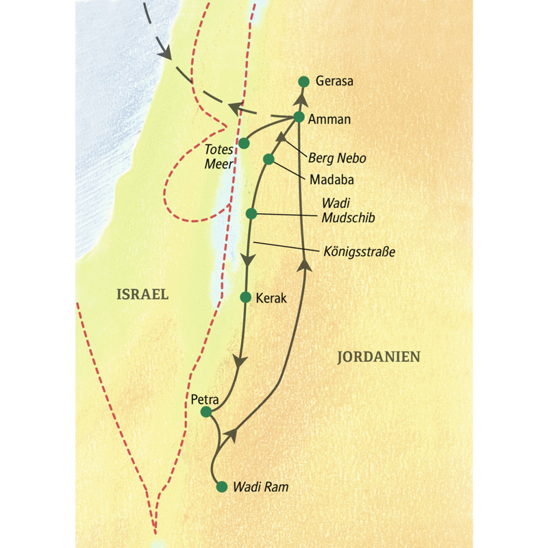 Studiosus - Jordanien - Höhepunkt Petra