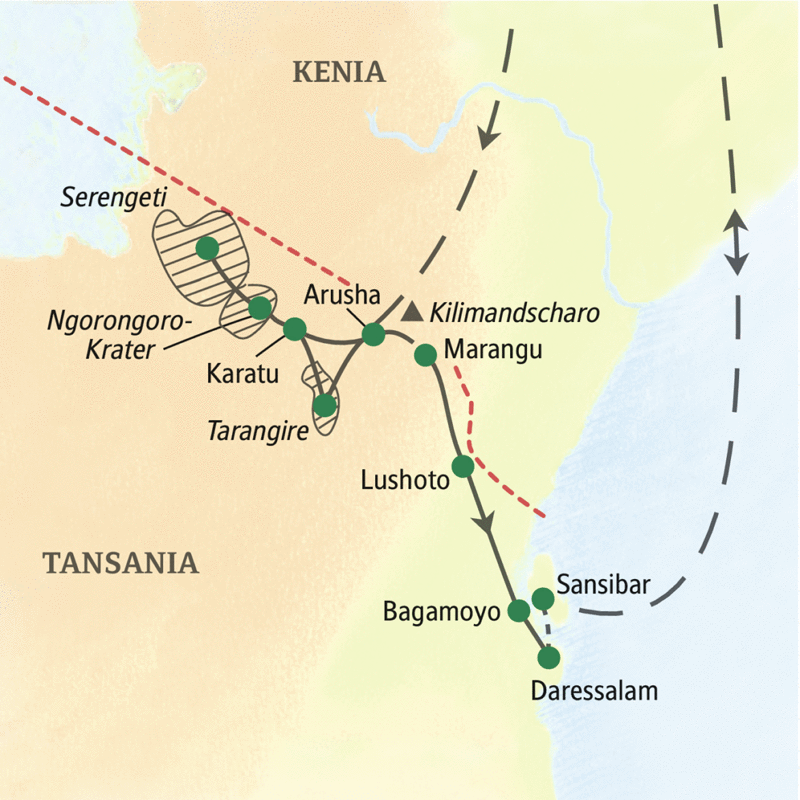 Studiosus - Tansania – Sansibar - Serengeti darf nicht sterben