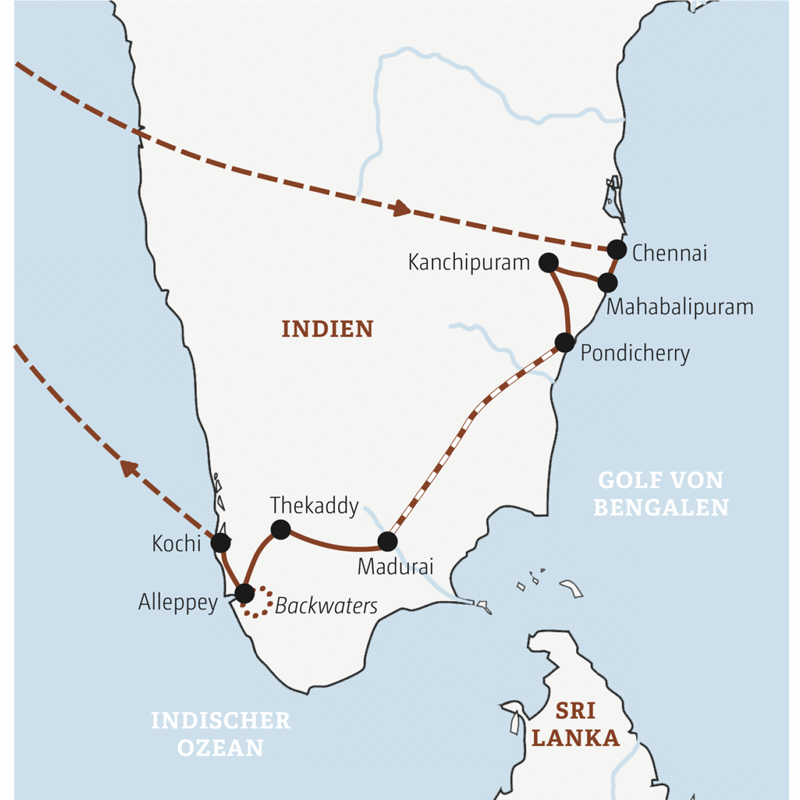 Marco Polo Reisen - Südindien - Mini-Gruppe – nur 4-12 Teilnehmer