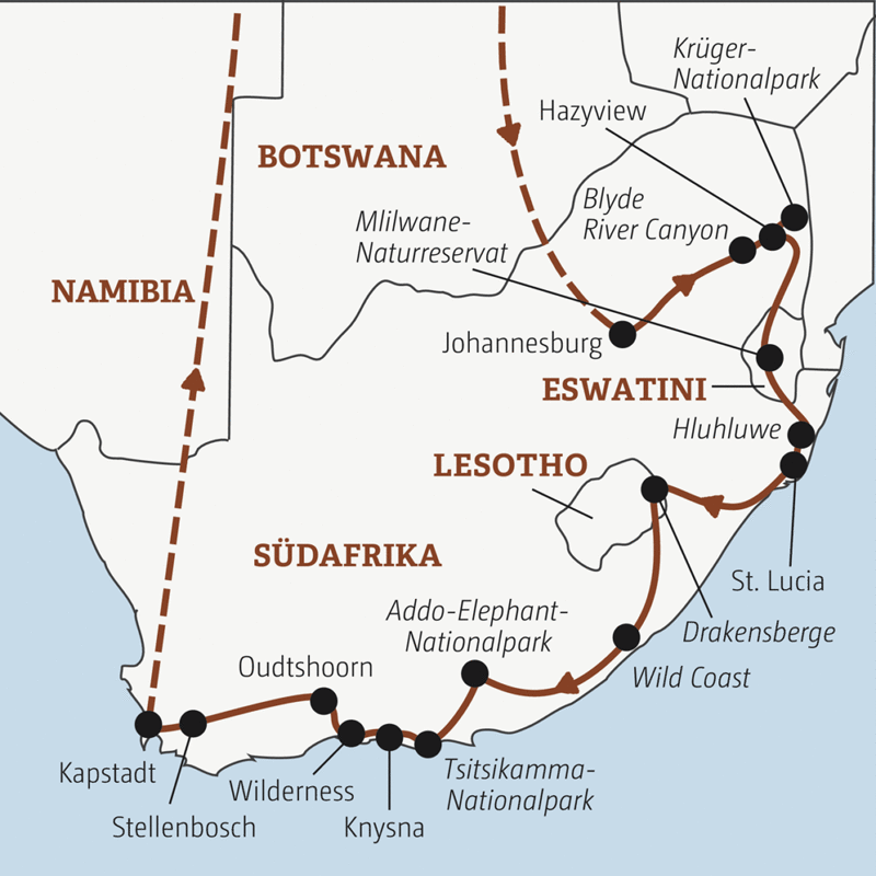 Marco Polo Reisen - Südafrika - Endstation Kap – ein tierisches Vorhaben