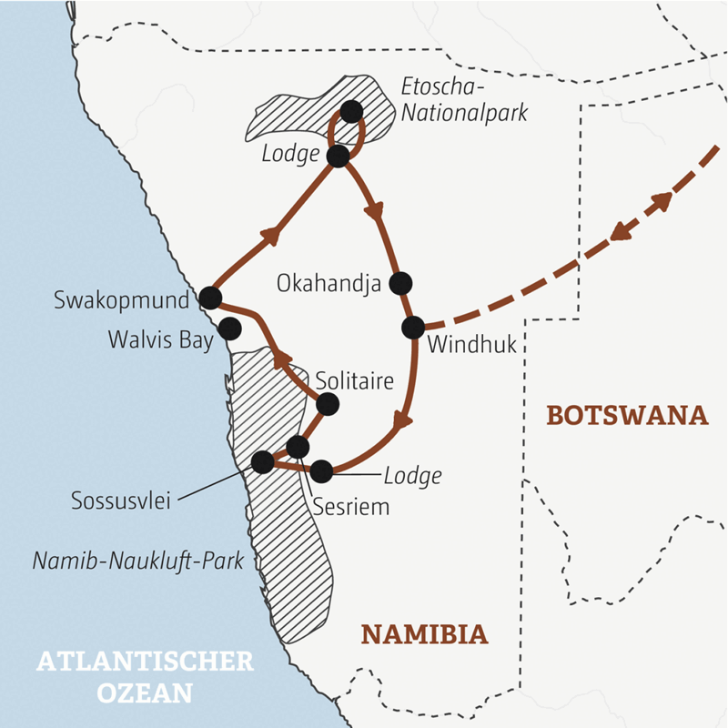 Marco Polo Reisen - Namibia - Luxus der Weite