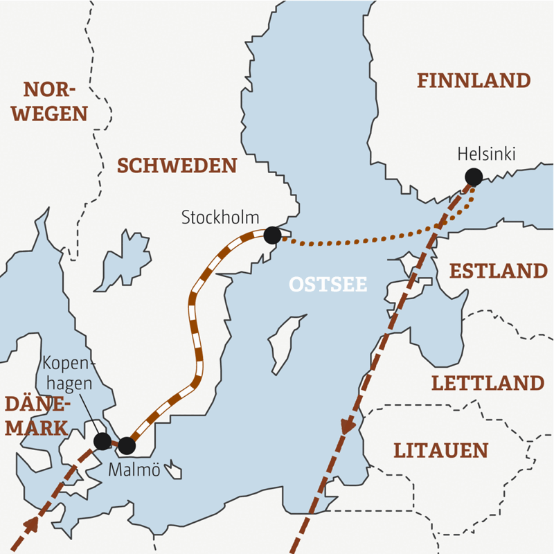 Marco Polo Reisen - Kopenhagen-Malmö-Stockholm-Helsinki - Metropolen des Nordens