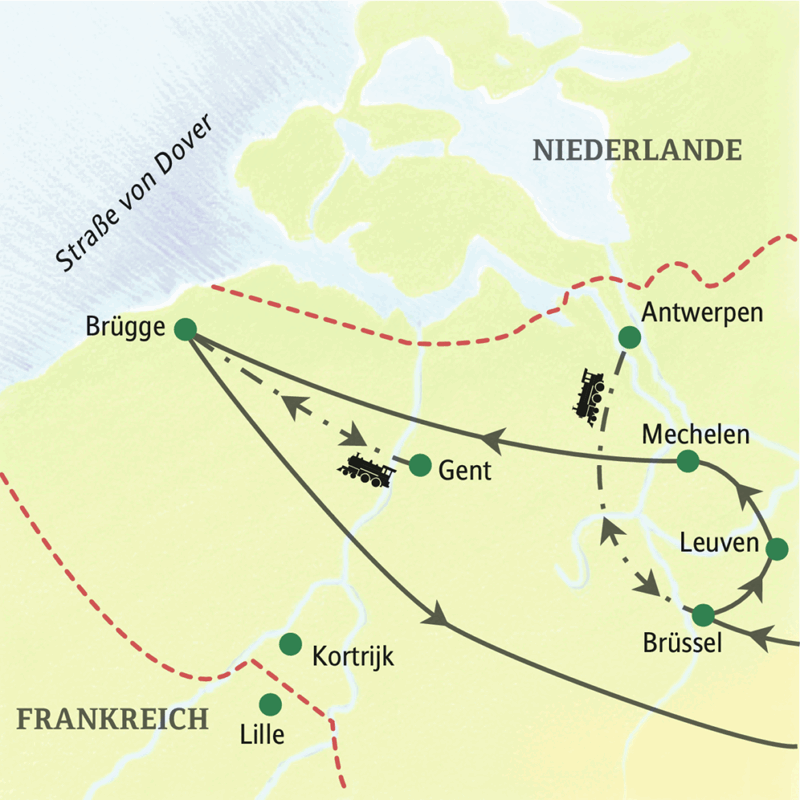 Studiosus - Flandern - Kunststädte entdecken