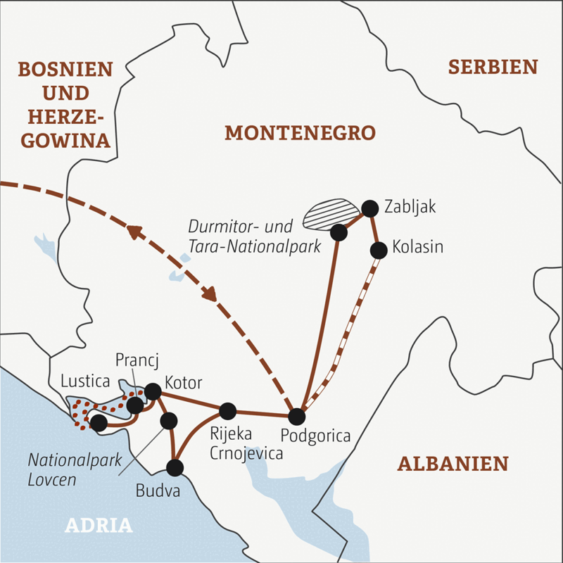 Marco Polo Reisen - Montenegro - Mini-Gruppe – nur 4-12 Teilnehmer