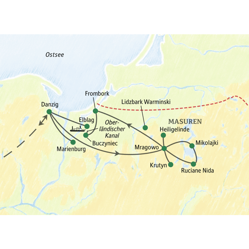 Studiosus - Danzig – Masuren - mit Muße