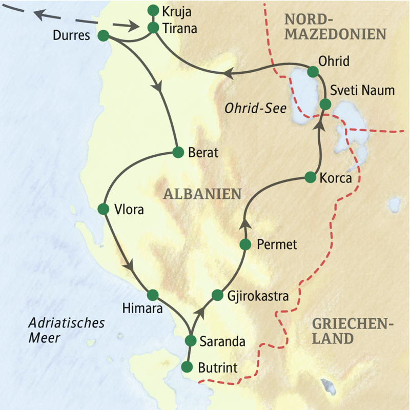 Studiosus - Albanien - mit Nordmazedonien