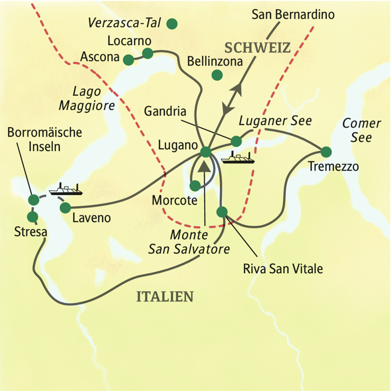 Studiosus - Tessin – Lago Maggiore - mit Muße