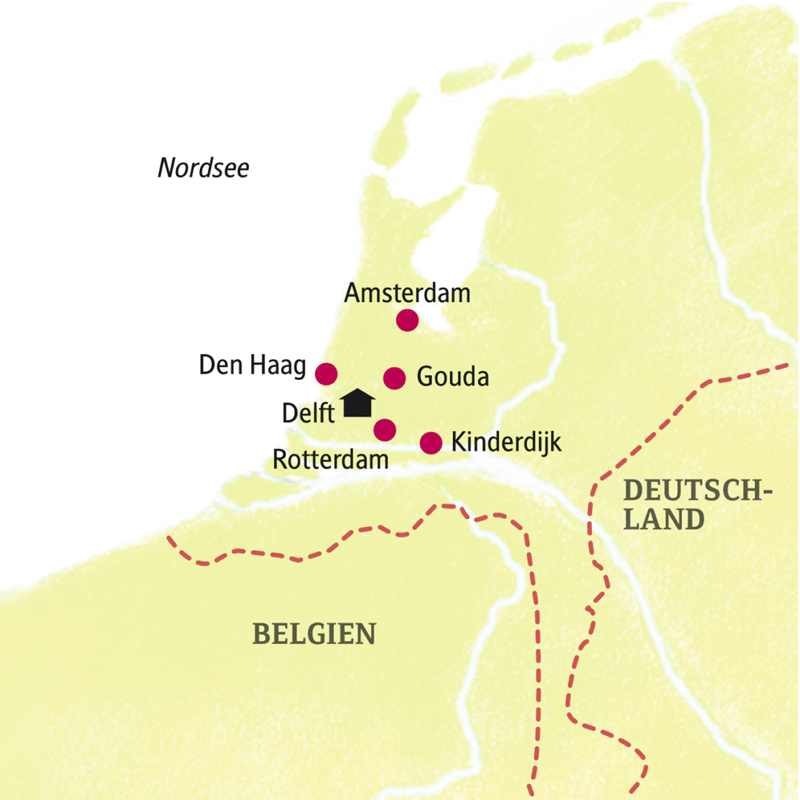 Studiosus - Niederlande - durchatmen zwischen Grachten und Meer