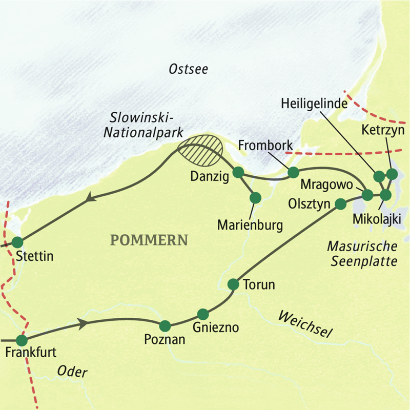 Studiosus - Polen - Masuren, Danzig, Pommern