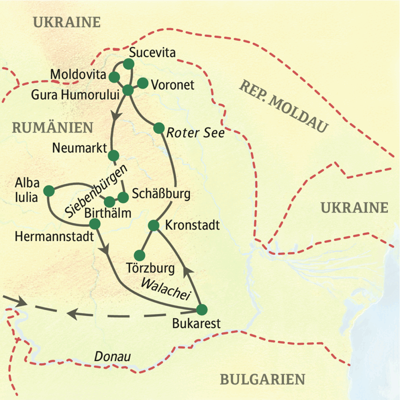 Studiosus - Rumänien - Moldauklöster und Siebenbürgen