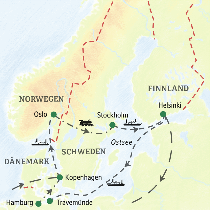 Studiosus - Skandinavien - Metropolen des Nordens