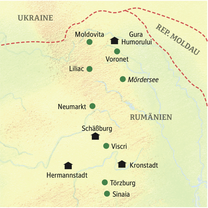 Studiosus - Siebenbürgen und Moldauklöster - romantische Landschaften