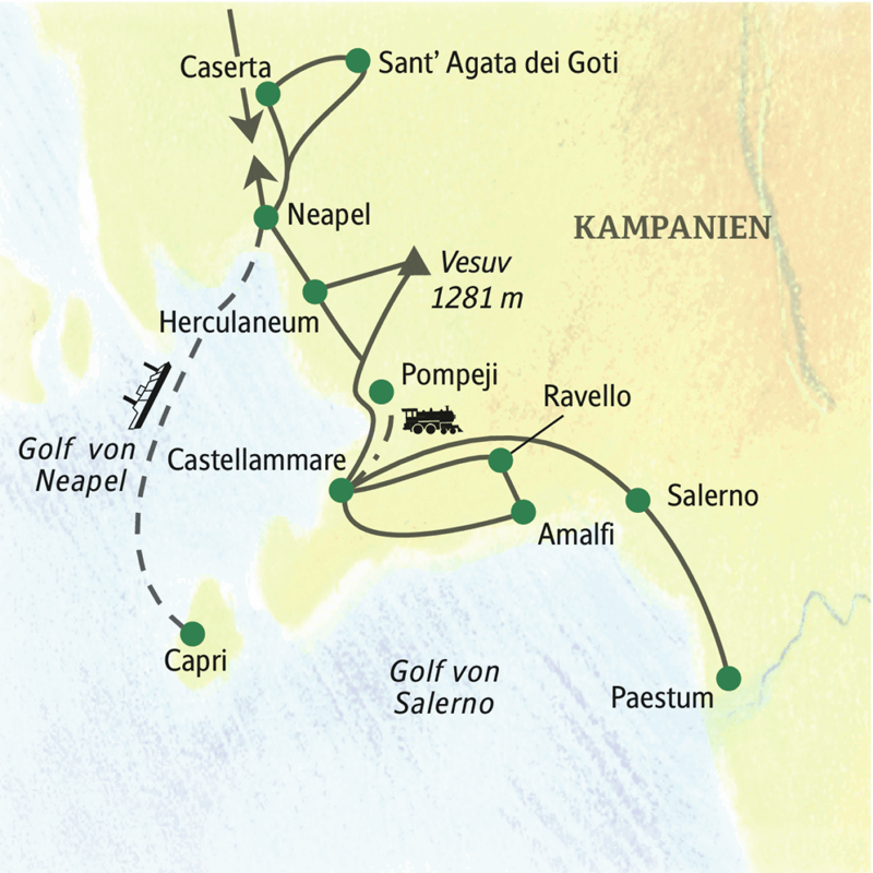 Studiosus - Golf von Neapel - von Pompeji nach Paestum