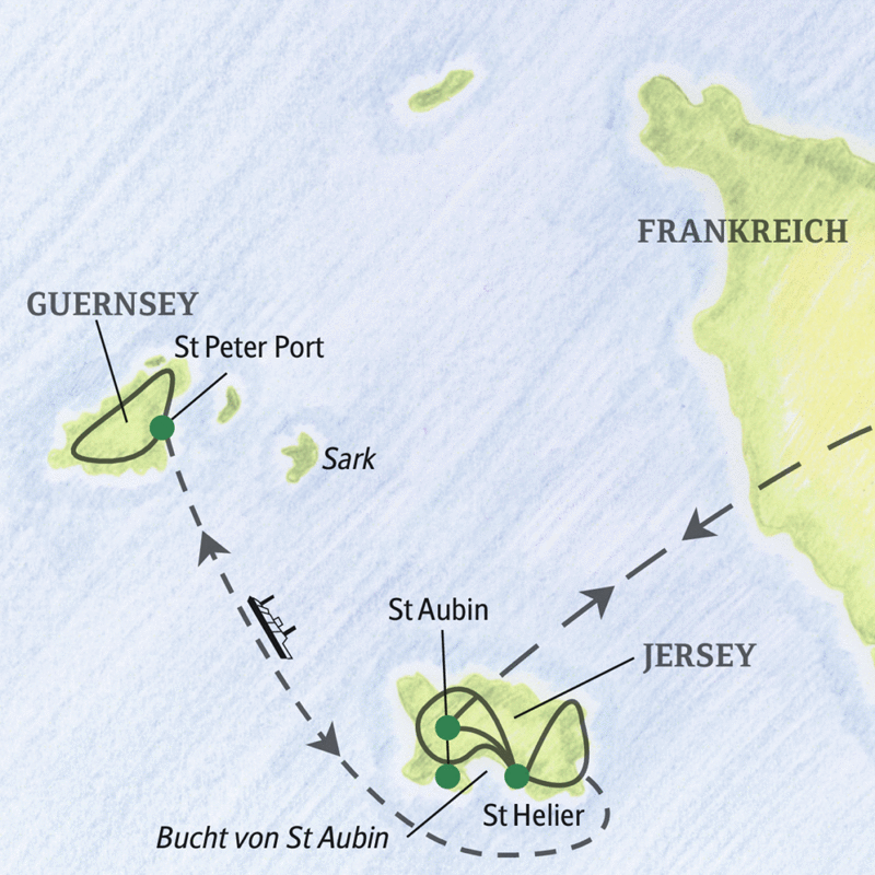 Studiosus - Kanalinseln - Jersey und Guernsey