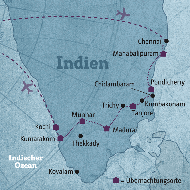 Marco Polo Reisen - Südindien - Tropen, Tempel und Traumlandschaften