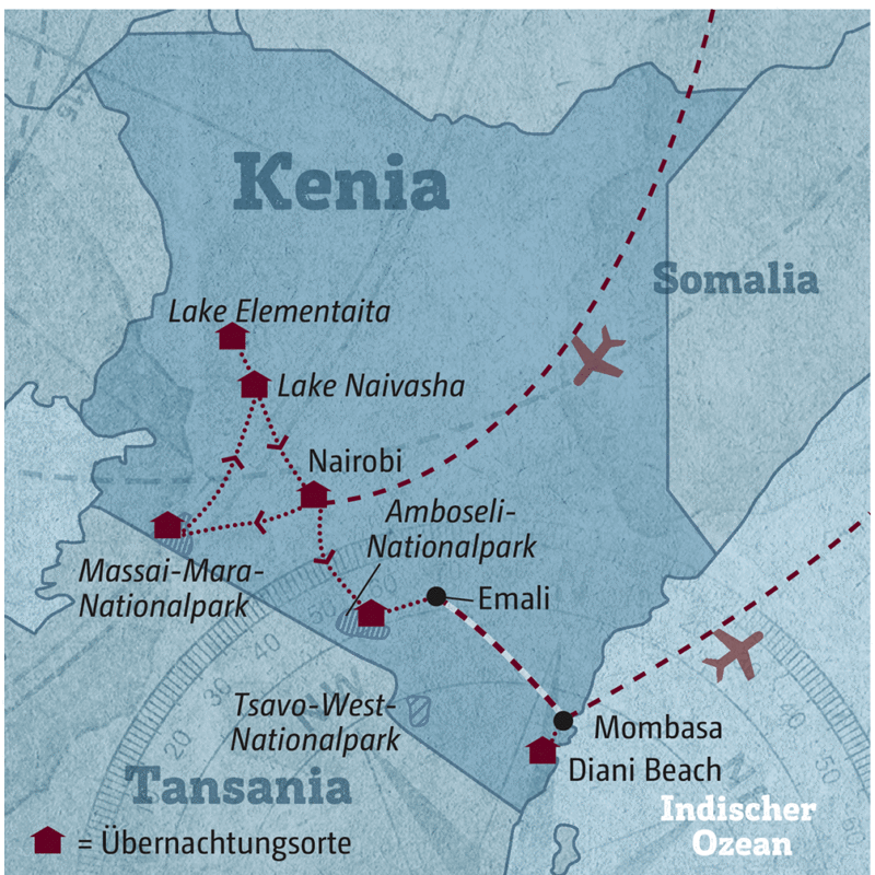 Marco Polo Reisen - Kenia - Massai Mara und Meeresrauschen