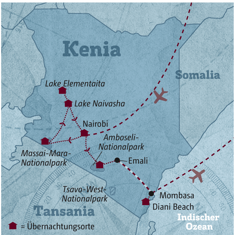 Marco Polo Reisen - Kenia - Massai Mara und Meeresrauschen