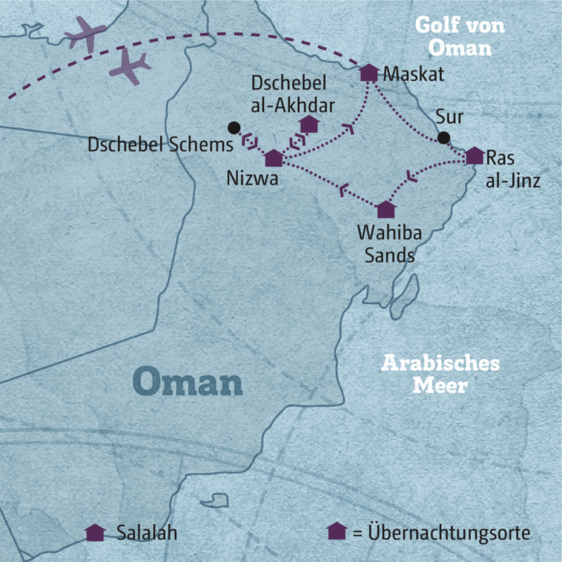 Marco Polo Reisen - Oman - Piratenküste und Weihrauchland