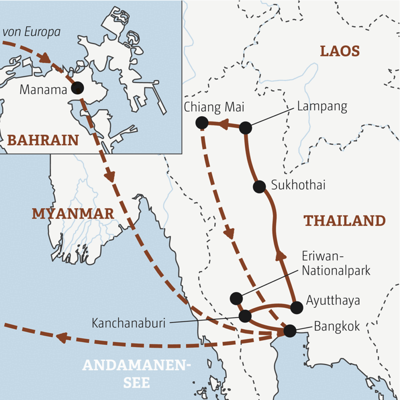 Marco Polo Reisen - Thailand - Inklusive der Inselperle Bahrain