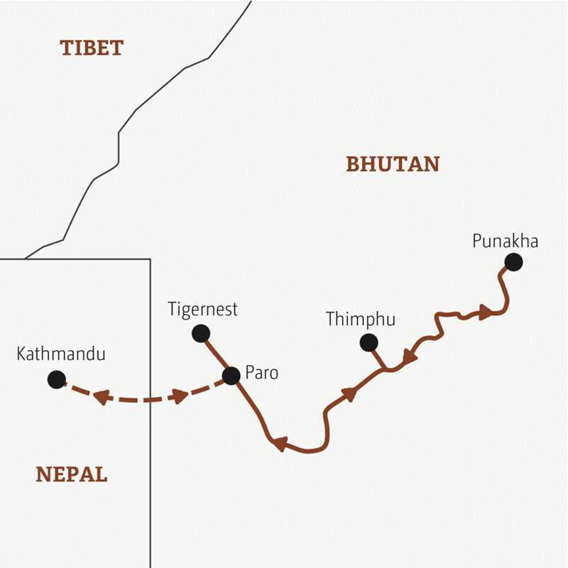 Marco Polo Reisen - Bhutan - Höhepunkte im Land des Donnerdrachens