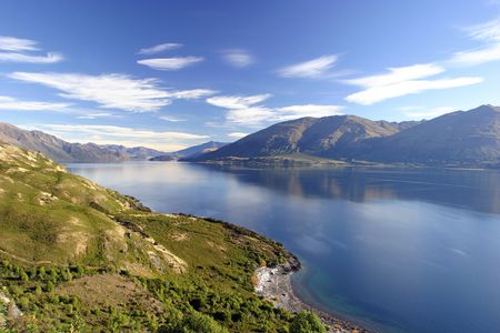 Berge Meer Faszination Neuseeland Nr 1349