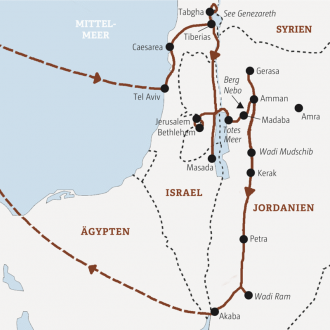 Marco Polo Reisen - Israel – Jordanien - Auf beiden Seiten des Jordans