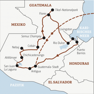 Marco Polo Young Line Travel - Guatemala - Mayabunt im Dschungelgrün