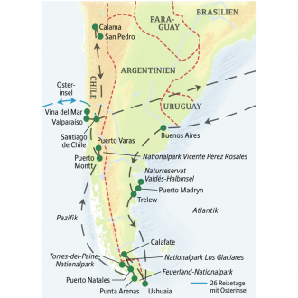 Studiosus - Argentinien – Chile - mit Atacamawüste