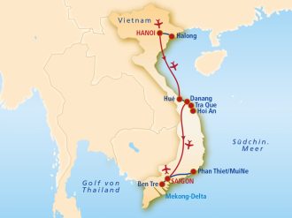  - Kleingruppen-Rundreise & Baden – Vietnam