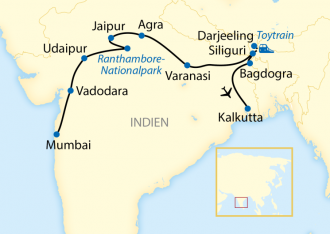  - Deccan Odyssey: Mumbai – Kalkutta Zugreise Indien - Von Mumbai zum Taj Mahal, vom Himalaya nach Kalkutta (2025/2026)