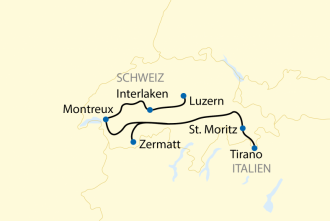  - Die Schweiz per Zug Mit dem Bähnli durch die Schweizer Alpen (2024/2025)