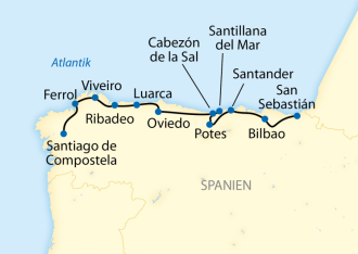  - El Transcantábrico Gran Lujo - Individuell Von Santiago de Compostela nach San Sebastián: Mit dem El Transcantábrico Gran Lujo die Küste Kantabriens entdecken (2024)