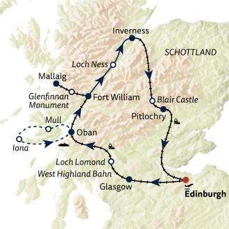  - Bahnreise Mit dem Zug durch Schottland