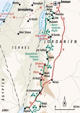  - Jordanien - Mit dem MTB vom Toten Meer zum Roten Meer