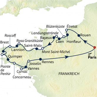  - Autoreise Highlights der Normandie & Bretagne