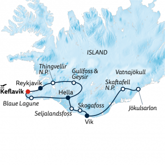  - Autoreise Highlights Südisland