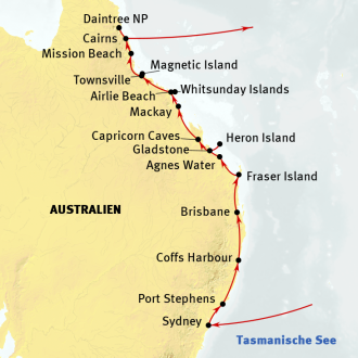  - Australiens Ostküste ausführlich