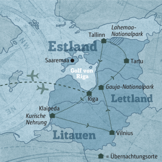  - Estland – Lettland – Litauen - Im Mietwagen durch das Baltikum