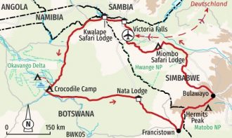  - Botswana, Simbabwe - Länder der Giganten