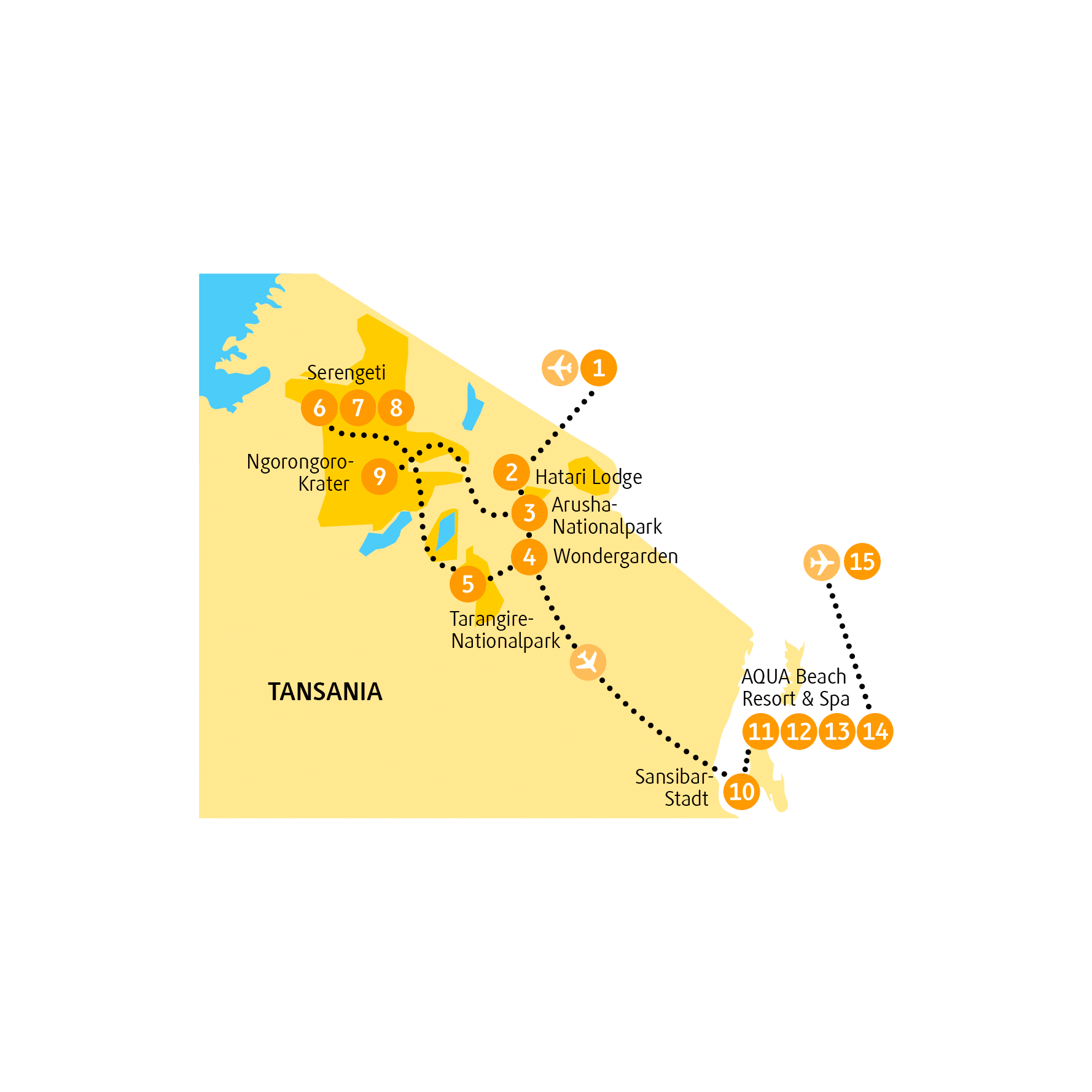  - Tansania Serengeti 15 Tage Erlebnis-Reise