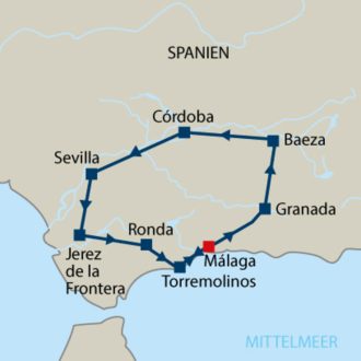  - Große Andalusien Rundreise für Selbstfahrer