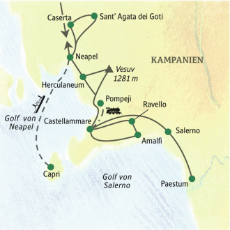  - Golf von Neapel - von Pompeji nach Paestum