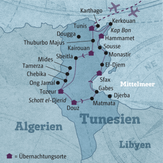  - Tunesien - Römerstädte, Berberdörfer, Wüstennächte